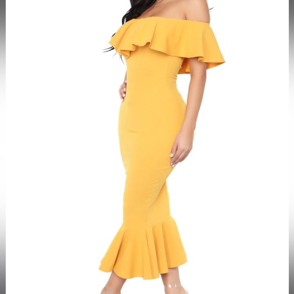 Fashion Nova Ruffle Dress - Picture 5 of 5